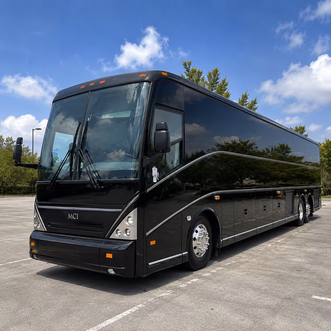 college and university group transportation with a daytona beach charter bus