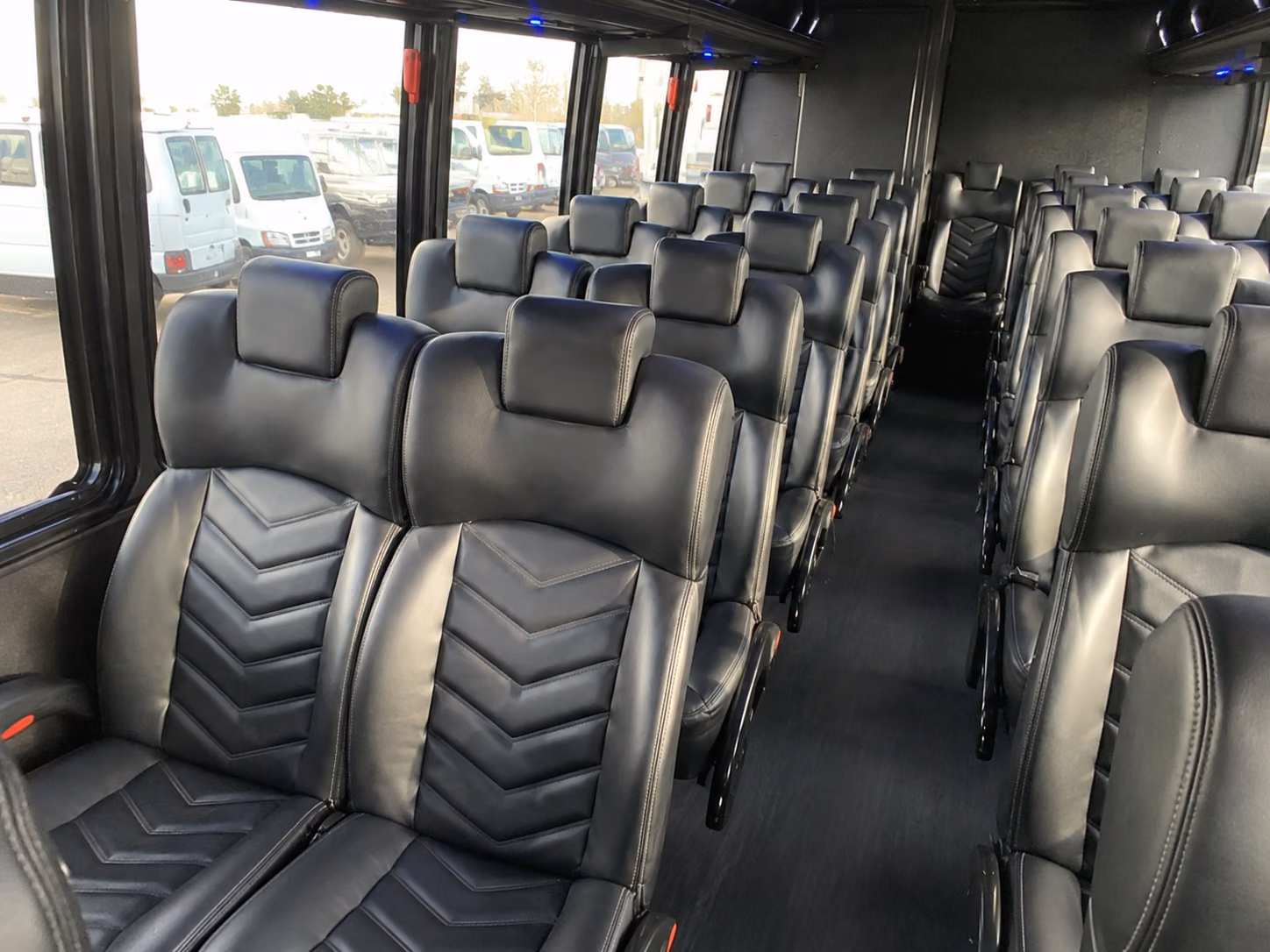 daytona beach 15 passenger minibus inside
