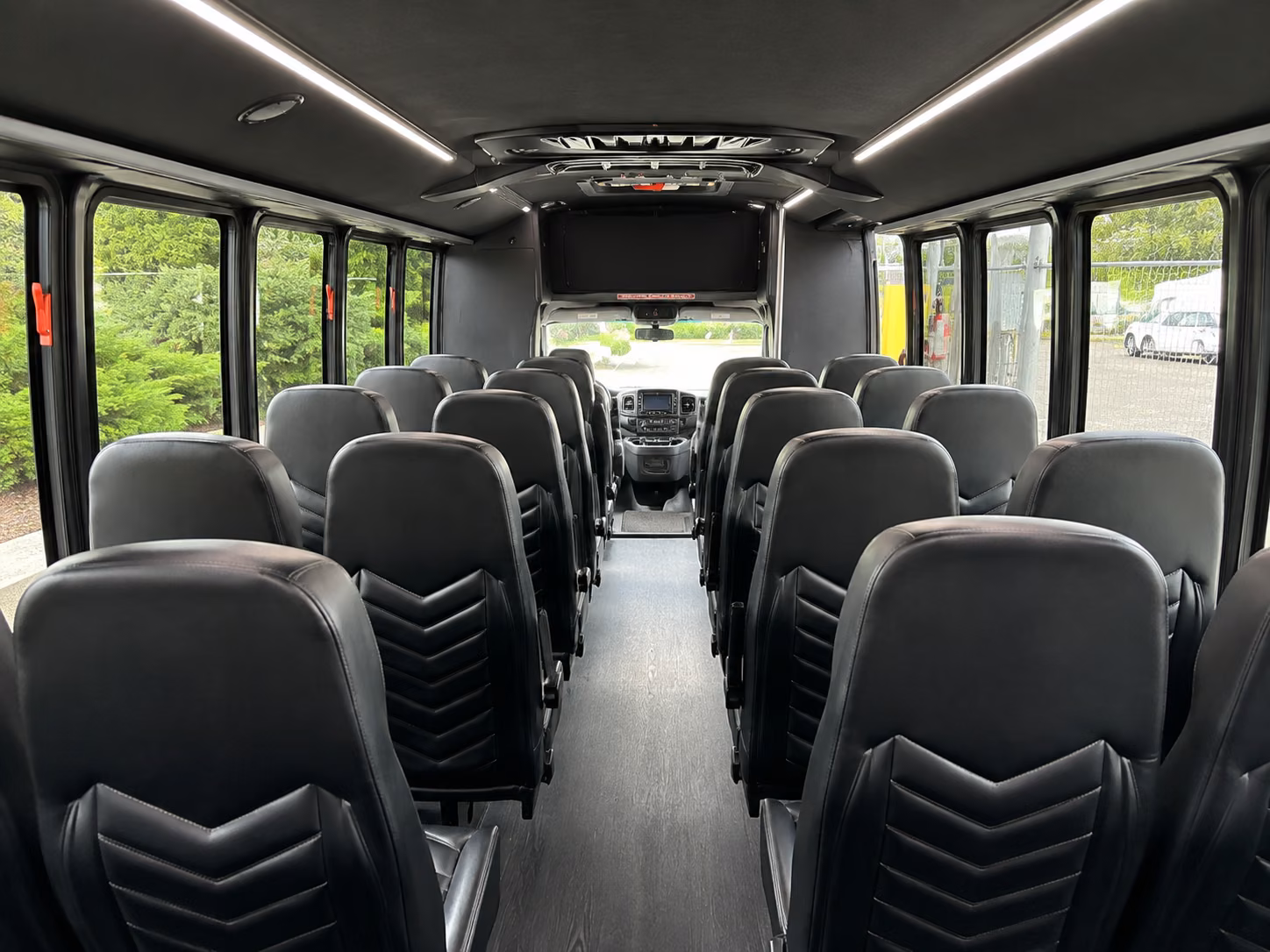 daytona beach 15 passenger minibus interior