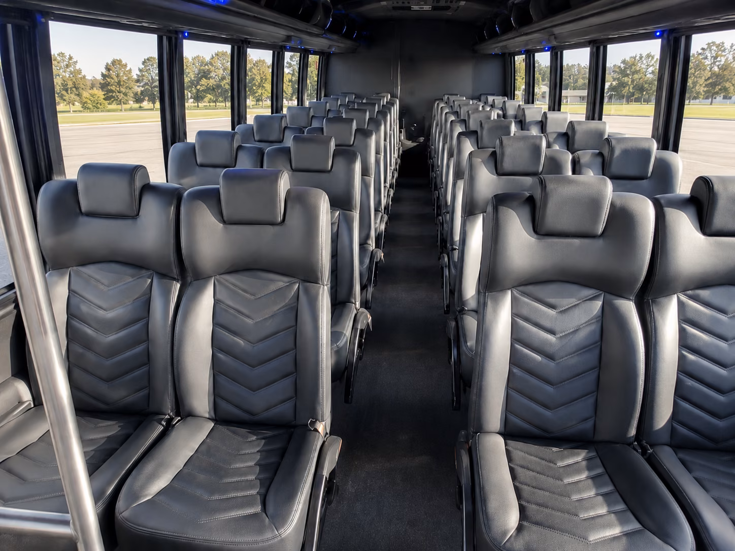 daytona beach 18 passenger minibus inside