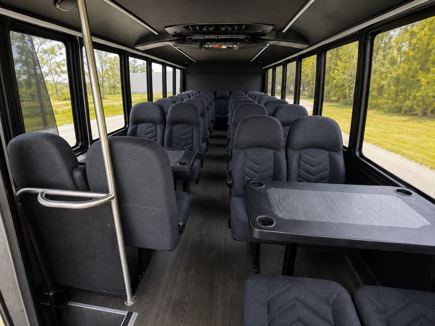 daytona beach 20 passenger minibus interior