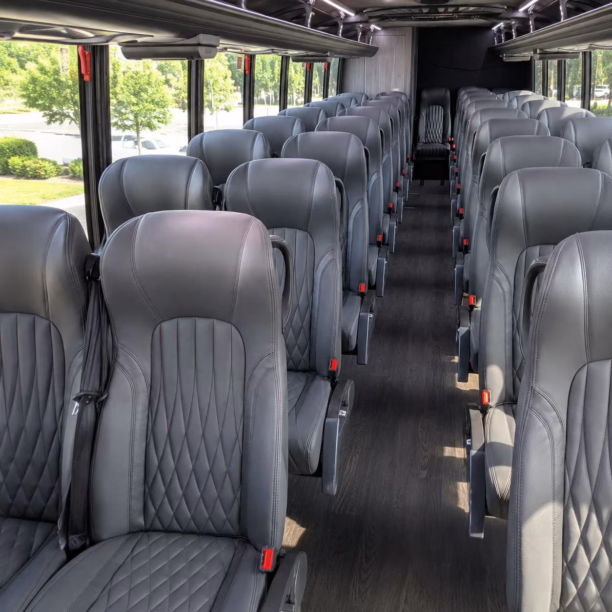 daytona beach 30 passenger minibus interior
