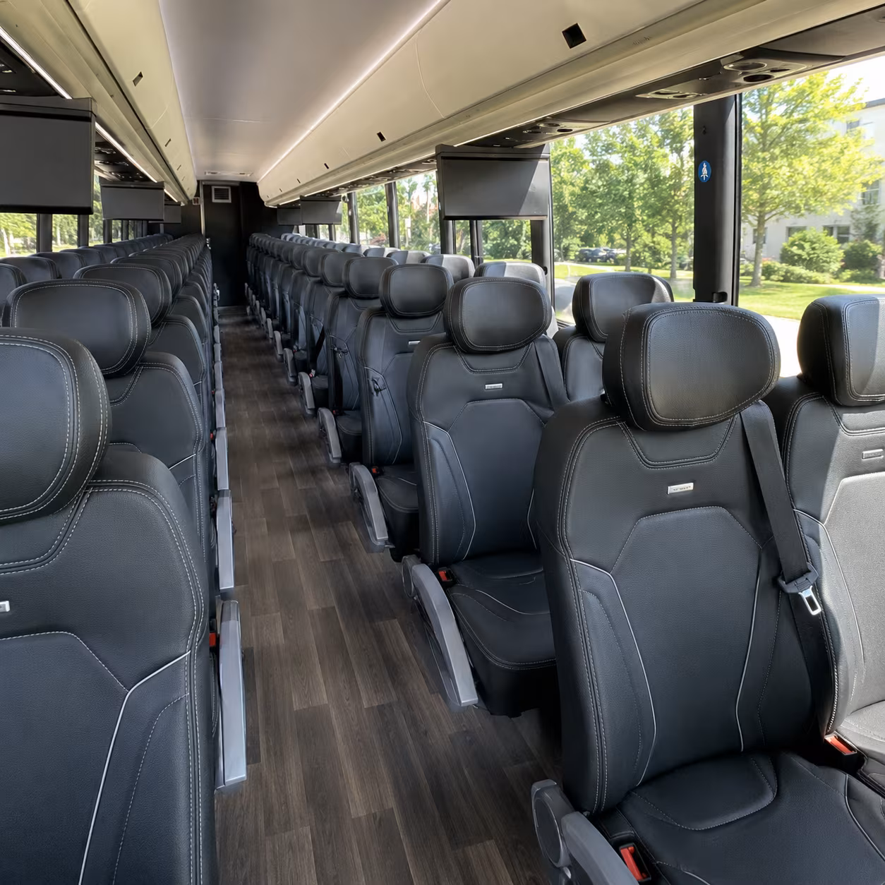 daytona beach 56 passenger charter bus inside