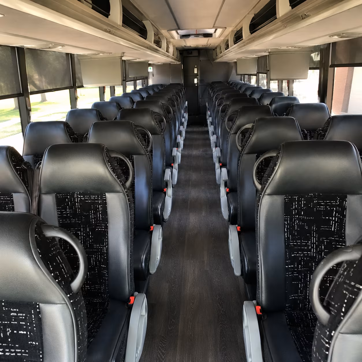 daytona beach 56 passenger charter bus interior