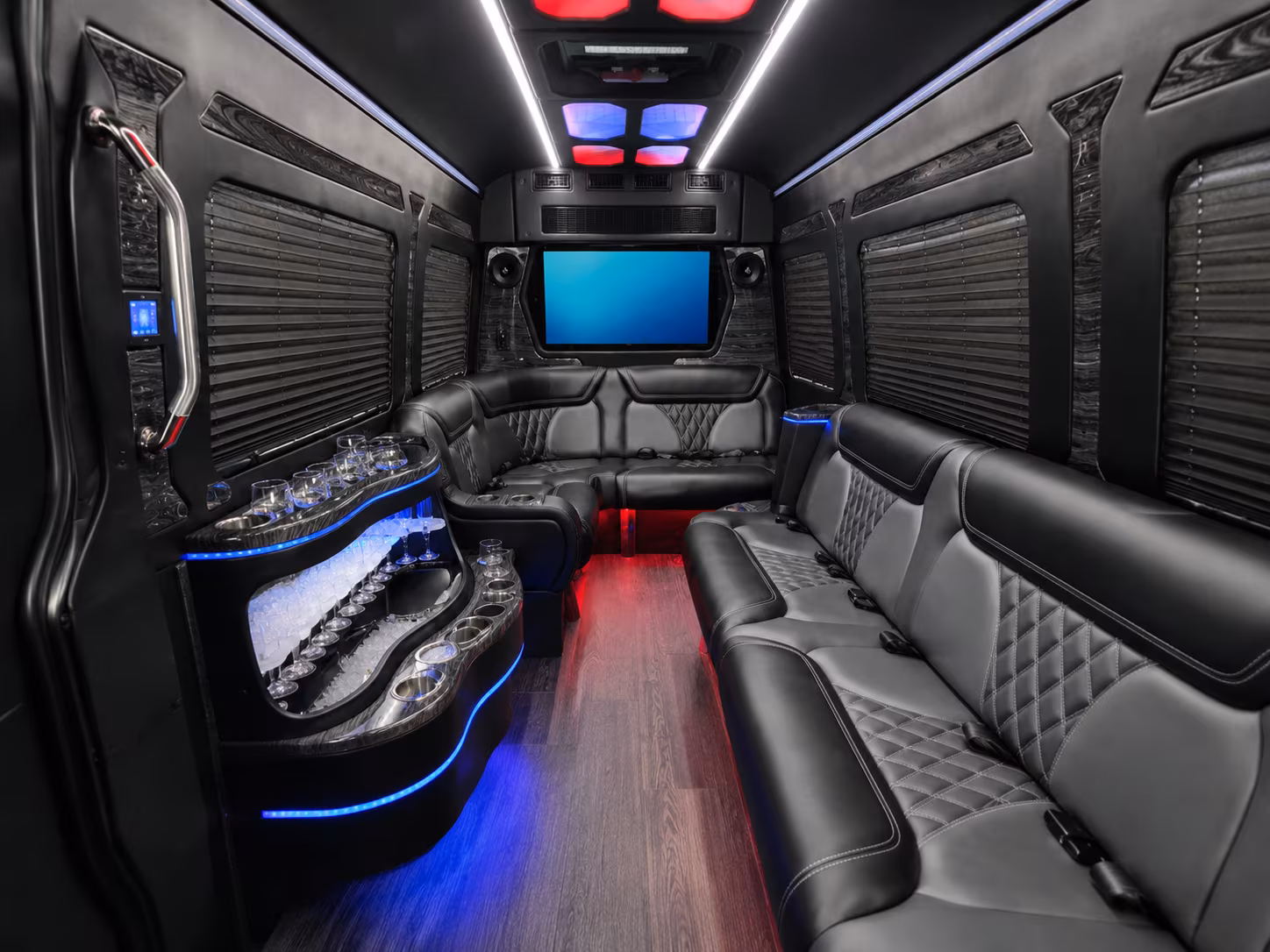 daytona beach sprinter limousine interior