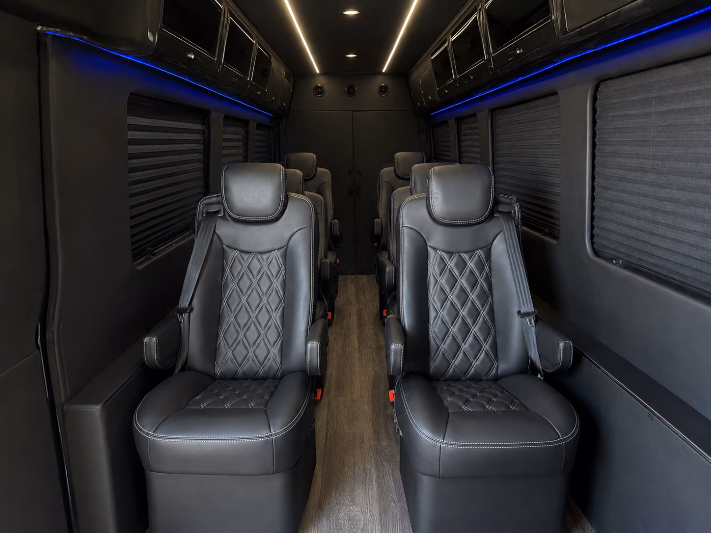 daytona beach sprinter van with driver inside